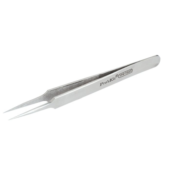 Prokits 1PK-102T Super Fine Tip Straight Tweezer (120mm) Tweezer Tools Selangor, Malaysia, Kuala Lumpur (KL), Puchong Supplier, Supply, Manufacturer, Distributor, Retailer | IWE Components Sdn Bhd