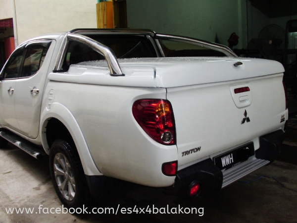 T BOX TOP UP SPORT COVER FOR 4X4 CAR  TRITON WHITE CAR  Top up Use Back Original Roll Bar Batu Caves, Selangor, Kuala Lumpur (KL), Johor Bahru (JB), Malaysia Supplier, Suppliers, Supplies, Supply | ES Multi Service