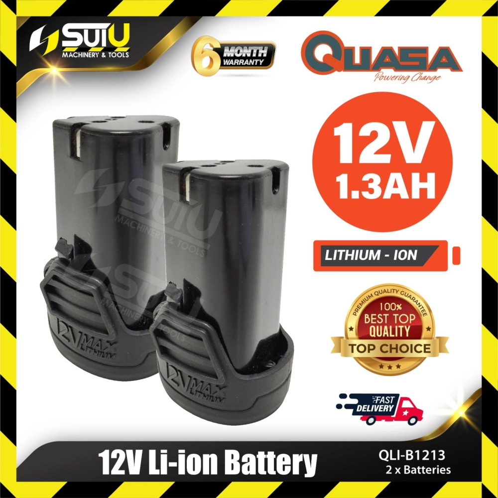 QUASA QLI-B1213 12V Battery 1.3Ah (1PC / 2PCS)
