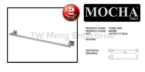 M9208 Towel Bar Mocha Klang, Selangor, Kuala Lumpur (KL), Malaysia. Supplier, Supplies, Supply, Service, Repair | TW Meng Enterprise Sdn Bhd