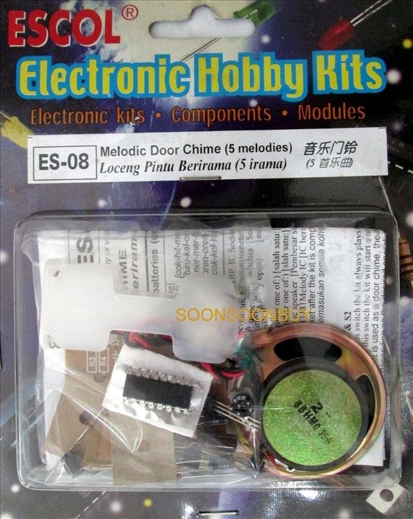 ESCOL ES-21 Electronic Hobby Kit Telephone Amplifier PENGUAT TELEFON