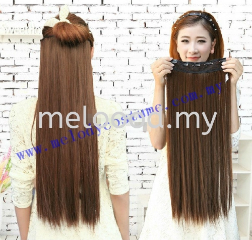 Straight Hair Brown Hair Extension - 1022