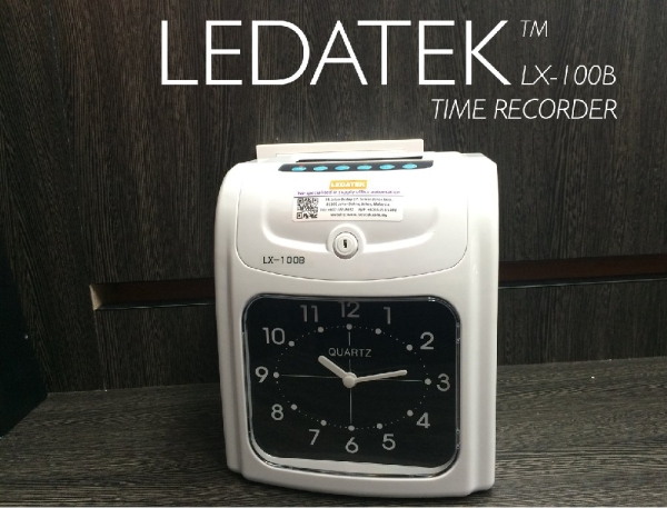 LEDATEK LX-100B Time Recorder Machine Time Recorder Johor Bahru, JB, Johor, Malaysia. Supplier, Suppliers, Supplies, Supply | LEDA Technology Enterprise