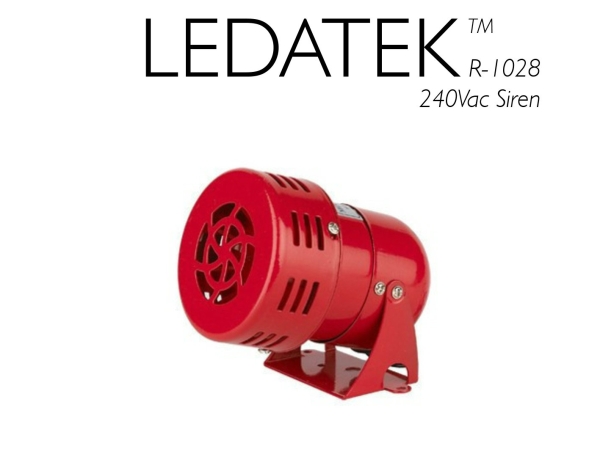 LEDATEK R1028 240Vac SIREN Accessories Time Recorder Johor Bahru, JB, Johor, Malaysia. Supplier, Suppliers, Supplies, Supply | LEDA Technology Enterprise