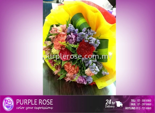 Mother Day Set-75(SGD48) Mother Day (Malaysia) Johor Bahru (JB), Malaysia, Singapore Supply, Supplier, Delivery | Purple Rose Florist & Gifts