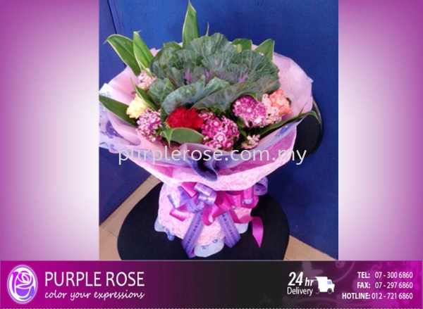 Mother Day Set-63(SGD72) Mother Day (Malaysia) Johor Bahru (JB), Malaysia, Singapore Supply, Supplier, Delivery | Purple Rose Florist & Gifts