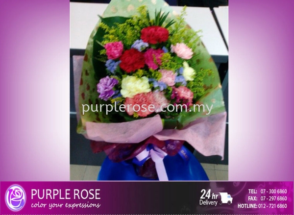Mother Day Set-58(SGD48) Mother Day (Malaysia) Johor Bahru (JB), Malaysia, Singapore Supply, Supplier, Delivery | Purple Rose Florist & Gifts