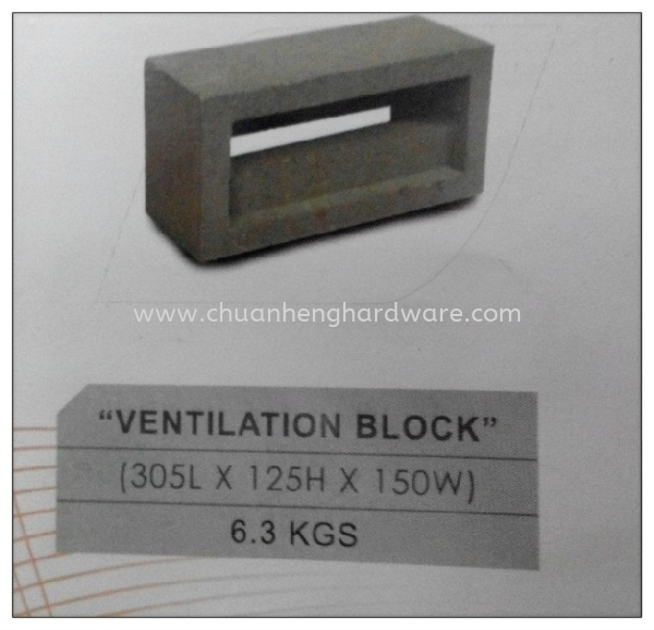 Ventilation Block Brick Johor Bahru (JB), Malaysia Supplier, Supply, Wholesaler | CHUAN HENG HARDWARE PAINTS & BUILDING MATERIAL