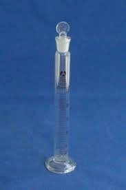 Glass Measuring Cylinder with Stopper