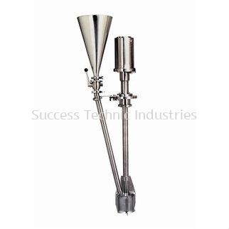 Powder suction with funnel BT200-BT200B Dyna-Stream 20 - 1000 Liter Top/Bottom Entry Industry Homogenizer Seri Kembangan, Selangor, Malaysia Fabrication Supplier Supply Manufacturer | Success Technic Industries