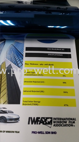 US SS12 Blue/Blue Building Flim Korea Flim Building Film Seri Kembangan, Selangor, Malaysia Supplier, Supply, Installation, Services | Pro-Well Sdn Bhd