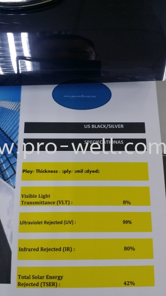 US Black /Silve Tinted Building US Film Building Film Seri Kembangan, Selangor, Malaysia Supplier, Supply, Installation, Services | Pro-Well Sdn Bhd