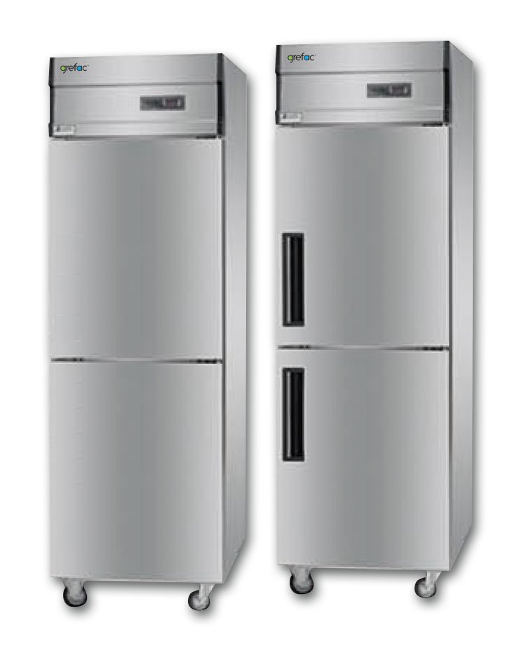 Stainless Steel Plug-In Freezer 2 Doors