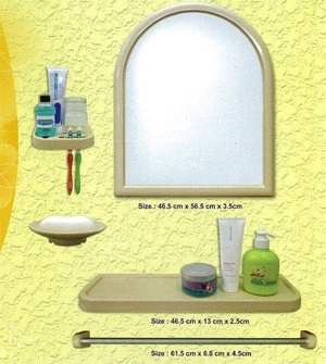 5 Pieces ABS Bathroom Set (Code: MBS 300)