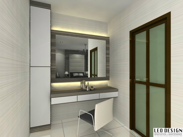 Bedroom Design Dresser Bedroom Design Kangkar Pulai, Johor Bahru(JB), Skudai Design, Renovation | Leo Design Sdn Bhd