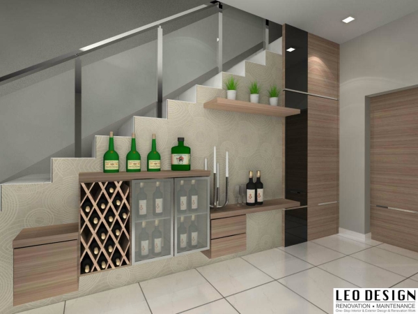 Stair Area Design Stair Area Design Kangkar Pulai, Johor Bahru(JB), Skudai Design, Renovation | Leo Design Sdn Bhd