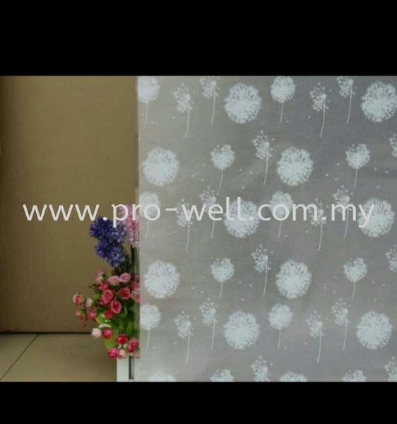 Decorative no Glue No Glue / Film Windows Decorative Frosted Film Seri Kembangan, Selangor, Malaysia Supplier, Supply, Installation, Services | Pro-Well Sdn Bhd