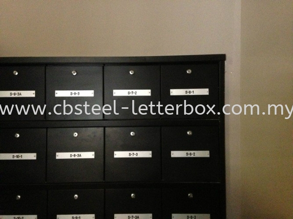  Aluminium Front and Back Hole Black Powder Coated Bottom Hung Letter Box - Apartment  Puchong, Selangor, Kuala Lumpur (KL), Malaysia. Supplier, Supply, Supplies, Manufacturer | CB Steel & Letter Box Sdn Bhd