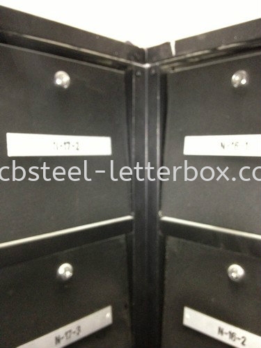  Aluminium Front and Back Hole Black Powder Coated Bottom Hung Letter Box - Apartment  Puchong, Selangor, Kuala Lumpur (KL), Malaysia. Supplier, Supply, Supplies, Manufacturer | CB Steel & Letter Box Sdn Bhd