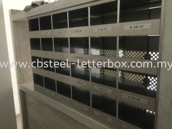  Stainless Steel Perforated Front and Back Hole Letter Box - Apartment  Puchong, Selangor, Kuala Lumpur (KL), Malaysia. Supplier, Supply, Supplies, Manufacturer | CB Steel & Letter Box Sdn Bhd