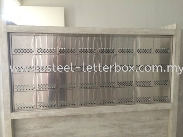  Stainless Steel Perforated Front and Back Hole Letter Box - Apartment  Puchong, Selangor, Kuala Lumpur (KL), Malaysia. Supplier, Supply, Supplies, Manufacturer | CB Steel & Letter Box Sdn Bhd