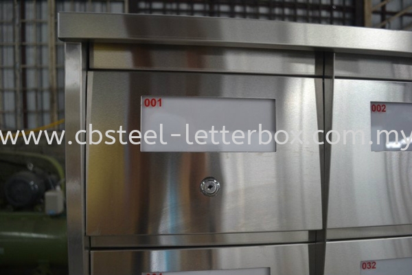  Stainless Steel Front with Acrylic Slot Letter Box - Apartment  Puchong, Selangor, Kuala Lumpur (KL), Malaysia. Supplier, Supply, Supplies, Manufacturer | CB Steel & Letter Box Sdn Bhd