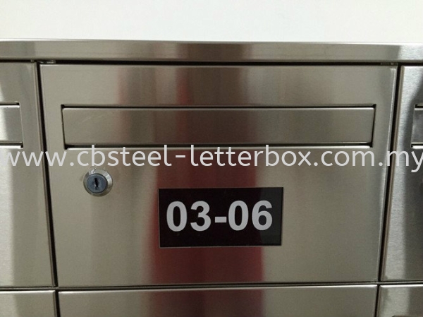   Stainless Steel Front Acrylic View Panel Letter Box - Apartment  Puchong, Selangor, Kuala Lumpur (KL), Malaysia. Supplier, Supply, Supplies, Manufacturer | CB Steel & Letter Box Sdn Bhd