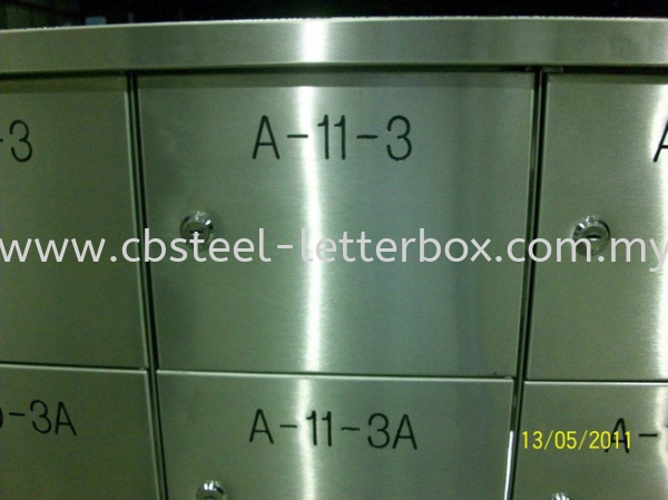  Stainless Steel Front and Back Side Hung Letter Box - Apartment  Puchong, Selangor, Kuala Lumpur (KL), Malaysia. Supplier, Supply, Supplies, Manufacturer | CB Steel & Letter Box Sdn Bhd