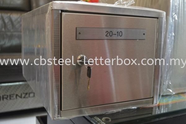 Stainless Steel Front and Back Hole Side Hung Stainless Steel Mix Letter Box - Apartment  Puchong, Selangor, Kuala Lumpur (KL), Malaysia. Supplier, Supply, Supplies, Manufacturer | CB Steel & Letter Box Sdn Bhd