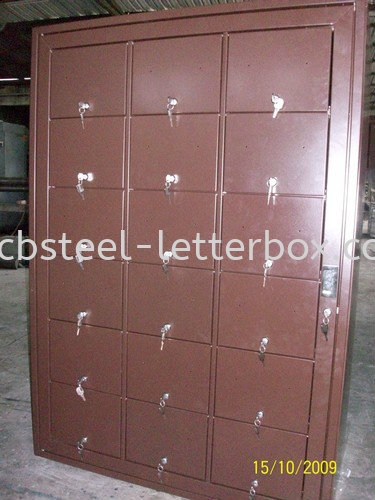  Powder Coated Master Door Letter Box - Apartment  Puchong, Selangor, Kuala Lumpur (KL), Malaysia. Supplier, Supply, Supplies, Manufacturer | CB Steel & Letter Box Sdn Bhd