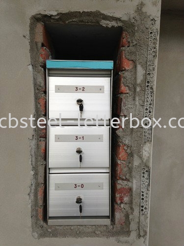  Aluminium 3 IN 1 Letter Box - Shop and Commercial Puchong, Selangor, Kuala Lumpur (KL), Malaysia. Supplier, Supply, Supplies, Manufacturer | CB Steel & Letter Box Sdn Bhd