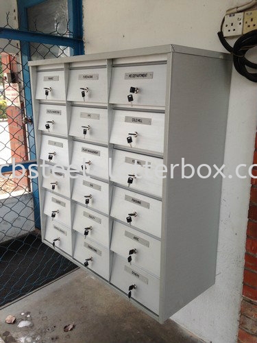  Aluminium 18 IN 1 Letter Box - Shop and Commercial Puchong, Selangor, Kuala Lumpur (KL), Malaysia. Supplier, Supply, Supplies, Manufacturer | CB Steel & Letter Box Sdn Bhd