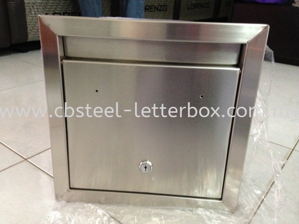  Stainless Steel with Skirting Letter Box - Shop and Commercial Puchong, Selangor, Kuala Lumpur (KL), Malaysia. Supplier, Supply, Supplies, Manufacturer | CB Steel & Letter Box Sdn Bhd