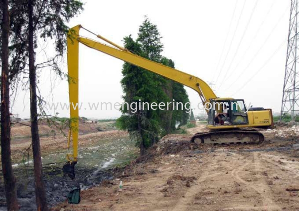 Long Arm Excavator EX200 Rent Excavator Johor Bahru (JB), Johor. Supplier, Suppliers, Supply, Supplies | WM Engineering Works