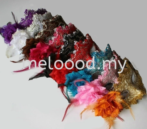 Flower Lace Half Mask - 2014 0404