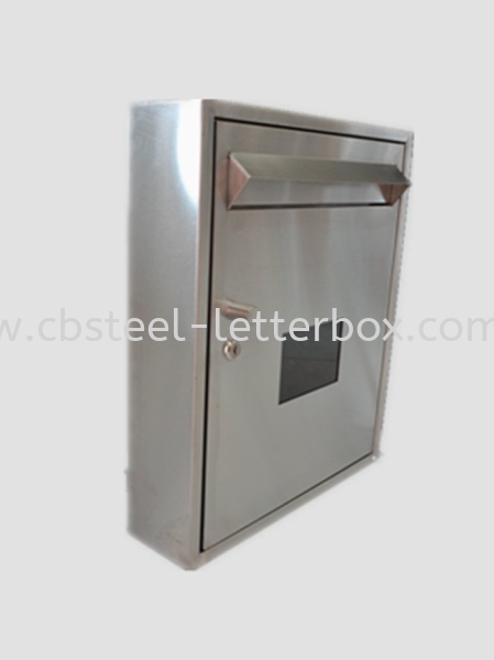 Stainless Steel Window Mail Box Letter Box - Single Unit Puchong, Selangor, Kuala Lumpur (KL), Malaysia. Supplier, Supply, Supplies, Manufacturer | CB Steel & Letter Box Sdn Bhd