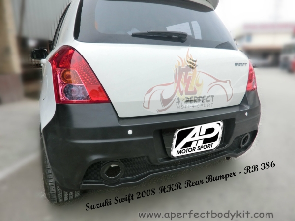 Suzuki Swift 2008 HKR Rear Bumper  Swift Suzuki Johor Bahru JB Malaysia Body Kits | A Perfect Motor Sport