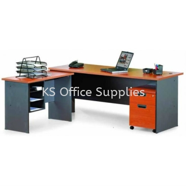 Executive Desk VI (G-Series+Side Table)