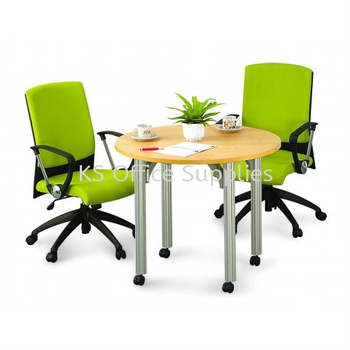 Round Discussion Table (Model:Pole Leg)