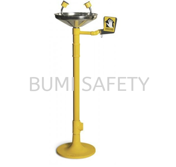 Pedestal Mounted Eyewash Stainless Steel Bowl Emergency Response, Eyewash / Shower Selangor, Kuala Lumpur (KL), Puchong, Malaysia Supplier, Suppliers, Supply, Supplies | Bumi Nilam Safety Sdn Bhd