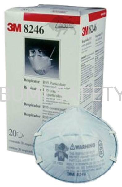 3M 8246 R95 Particulate Respirator  Respirator Protection Selangor, Kuala Lumpur (KL), Puchong, Malaysia Supplier, Suppliers, Supply, Supplies | Bumi Nilam Safety Sdn Bhd