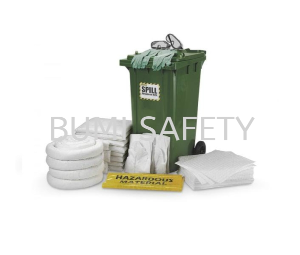 240 Liter Dispenser Cart Spill Kit - Oil only Spills Control Selangor, Kuala Lumpur (KL), Puchong, Malaysia Supplier, Suppliers, Supply, Supplies | Bumi Nilam Safety Sdn Bhd