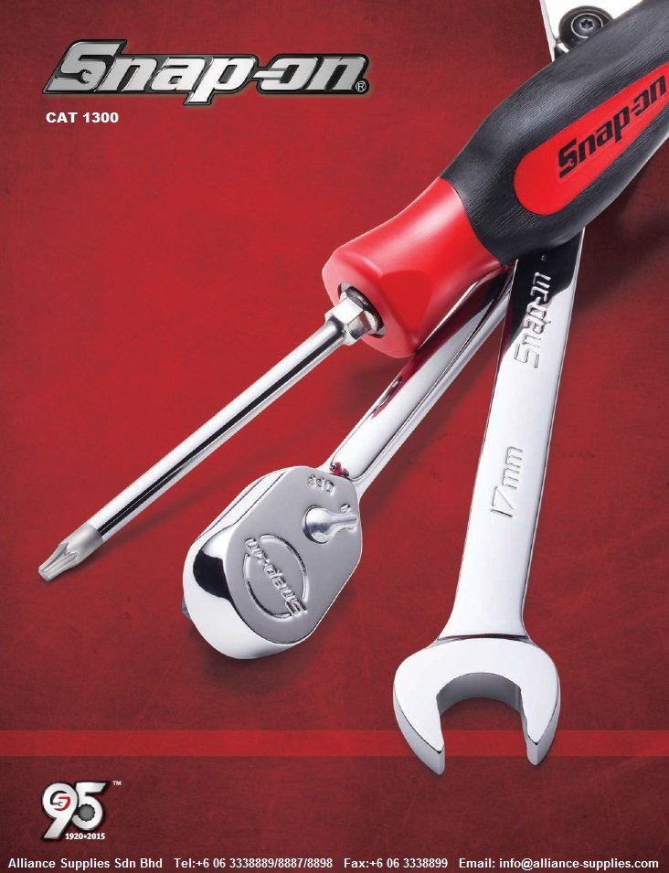 SNAP-ON NEW CATALOG 1300 Available To Download In WWW.ALLIANCE-SUPPLIES.COM  - Jul 31, 2015, Supplier, Supply, Supplies | Alliance Supplies Sdn Bhd