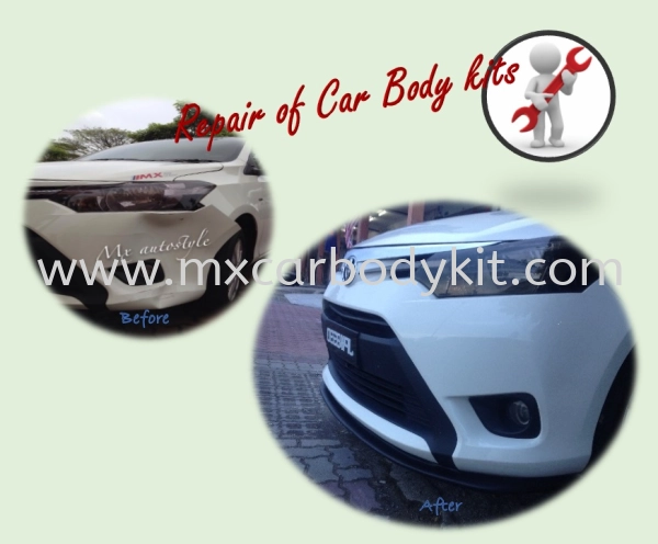 REPAIR OF CAR BODY KITS & BODY PARTS