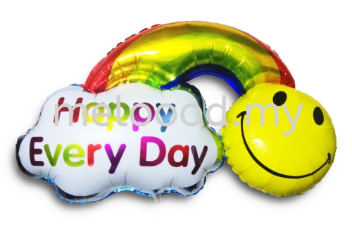 Foil Balloon \ Smilling Rainbow \ Happy Every Day - 2118 1102 01