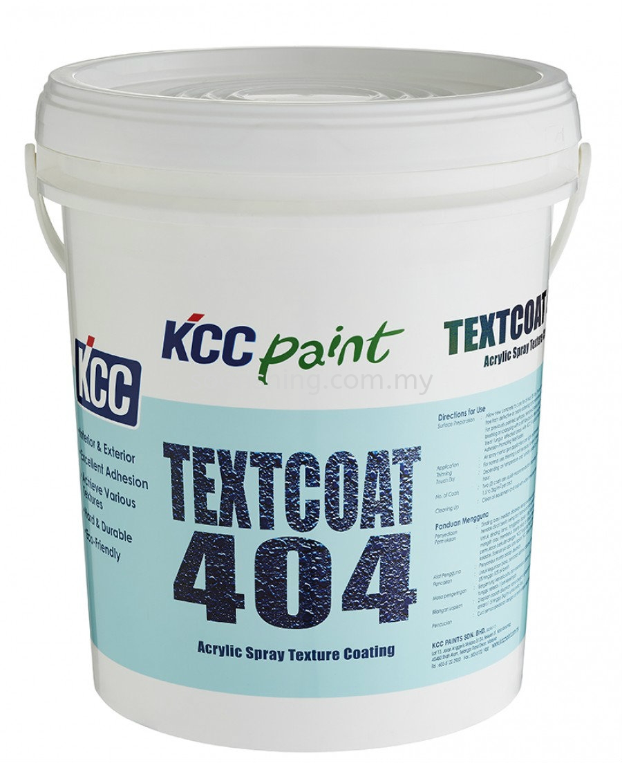 TEXTCOAT 404 KCC Texture Coatings / Spray Tile Paint Johor Bahru (JB),  Malaysia Supplier, Wholesaler, Exporter, Supply