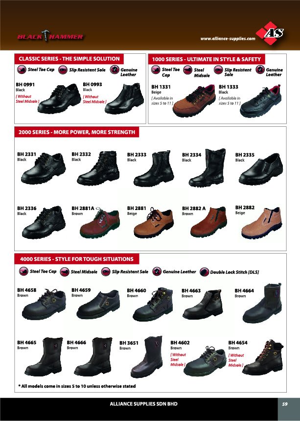 15.10.4 BLACK HAMMER Safety Shoes 