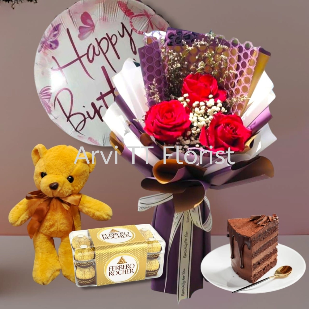 Birthday Bundle Bukit Mertajam, Penang Florist, Flower Shop, Delivery ...