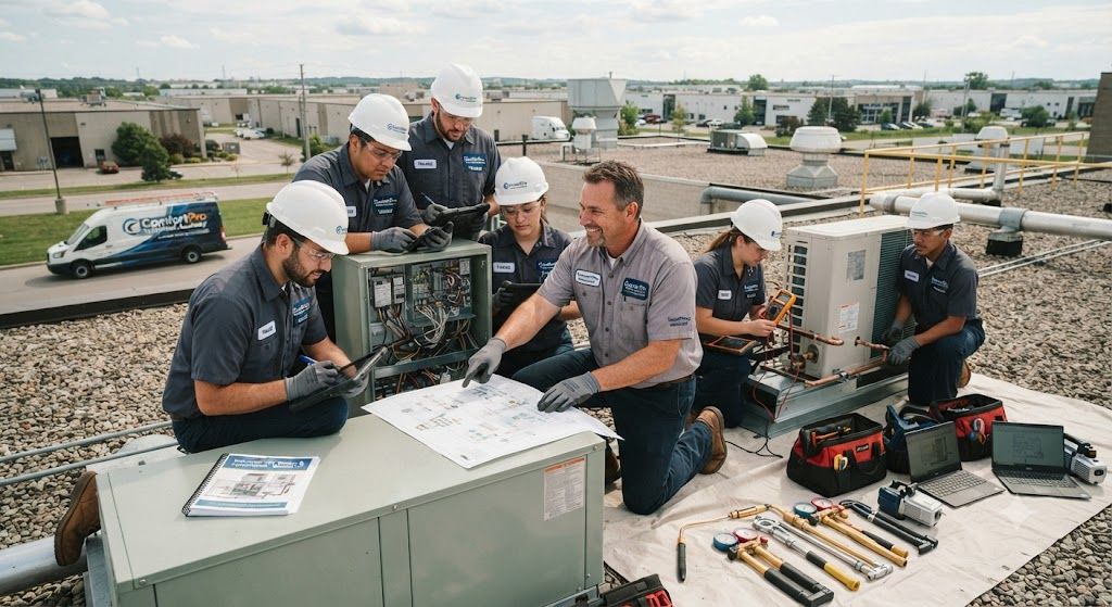 Industrial HVAC system design and installation training
