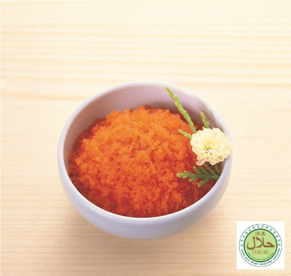 Seasoned Fish Roe Orange / Halal Ebiko Orange / Masago Orange ӽ   Supplier, Distributor, Importer, Exporter | Arco Marketing Pte Ltd